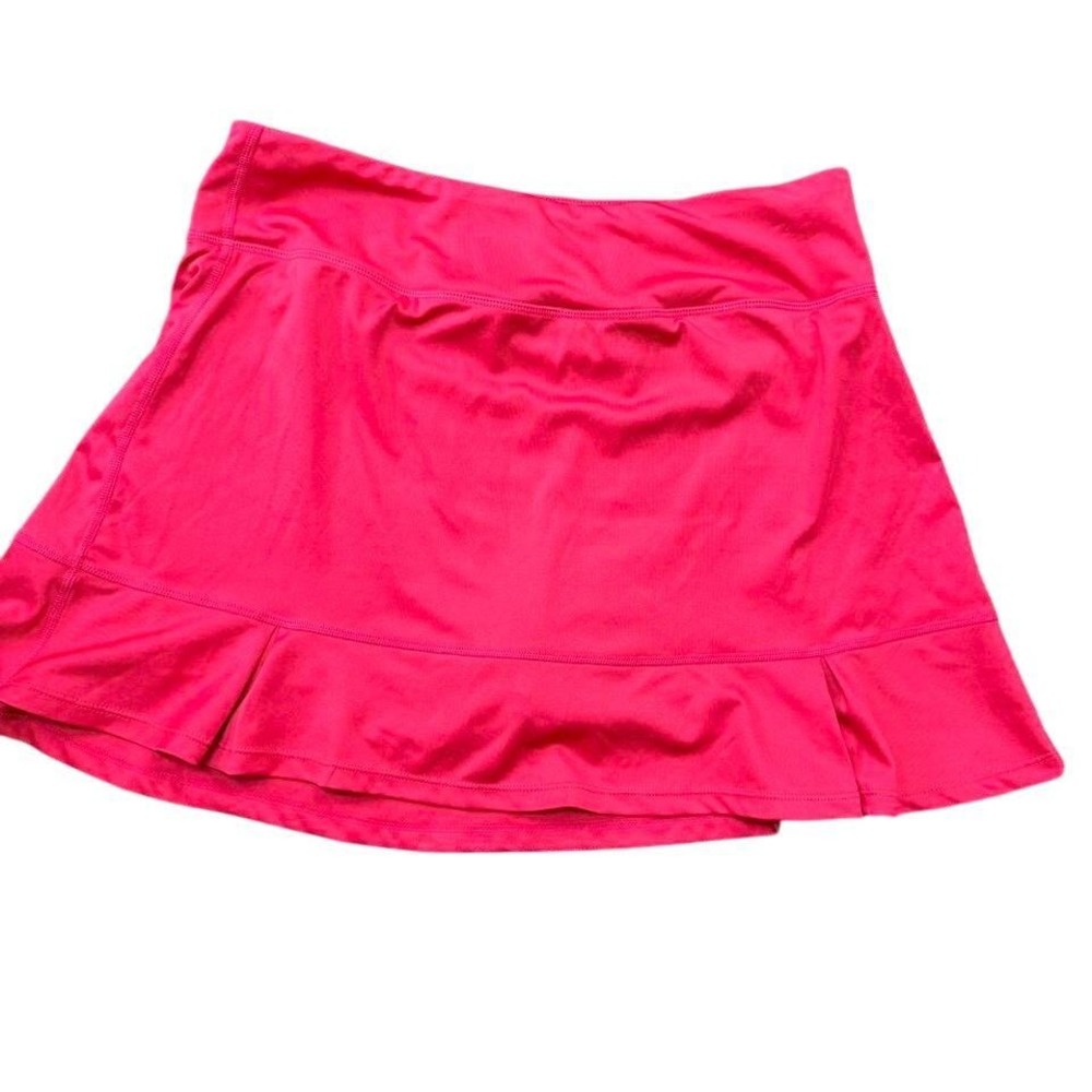 LAUNDRY BY SHELLI SEGAL TENNIS SKORT IN HOT PINK SIZE LARGE